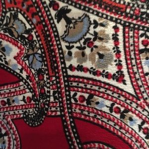 Silk print dress with lining size 10P